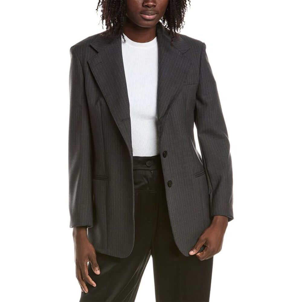 Max Mara Womens Weekend Edmea Wool Jacket, Grey